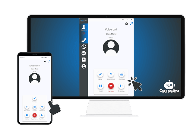 Astuce pour la gestion des appels VoIP avec Connectiva, interface intuitive pour appels vocaux et vidéoconférences, solution de communication efficace pour entreprises.